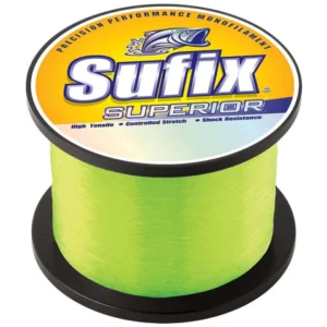 sufix superior hi vis yellow monofilament 6lb 2155 yds