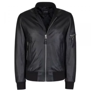 bomber jacket black